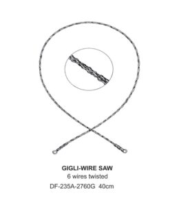 Gigli-Wire Saw, 6 Wire Twisted, 40Cm (SS-235A-2760G)