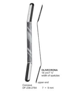 Olivecrona Brain Spatulas, 7+9Mm, Upper End, Concave, 18Cm (SS-236-2764)