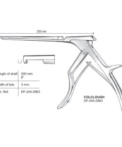 Colclough Laminectomy Punches, Heavy Pattern, Working Length 20Cm, Cutting Downward, Width Of Bite 3Mm (SS-244-2863)