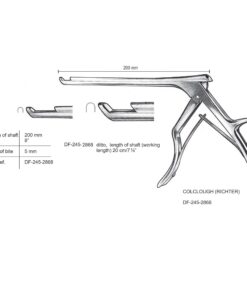 Colclough (Richter) Laminectomy Punches, Heavy Pattern, Working Length 20Cm, Cutting 40? Upward, Width Of Bite 5Mm (SS-245-2868)