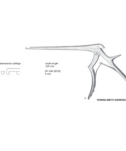 Ferris Smith Kerrison Laminectomy Punches 4Mm, Shaft Length 230Mm, Downward (SS-246-2872E)