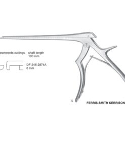 Ferris Smith Kerrison Laminectomy Punches 6Mm, Shaft Length 180Mm, Downward (SS-246-2874A)