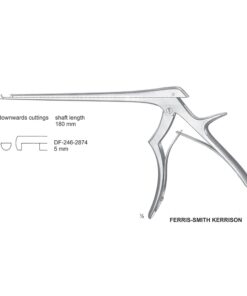 Ferris Smith Kerrison Laminectomy Punches 5Mm, Shaft Length 180Mm, Downward (SS-246-2874)