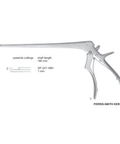 Ferris Smith Kerrison Laminectomy Punches 1Mm, Shaft Length 180Mm, Upward, Angled; Open Up (SS-247-1881)