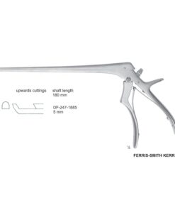 Ferris Smith Kerrison Laminectomy Punches 5Mm, Shaft Length 180Mm, Upward, Angled; Open Up (SS-247-1885)