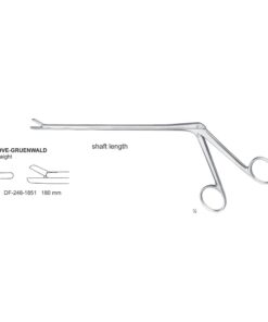 Love-Gruenwald Laminectomy Punches Straight, Shaft Length 180Mm,  Working Point 3X10Mm (SS-248-1851)