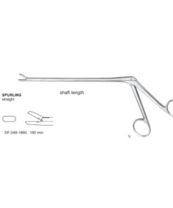 Spurling Laminectomy Punches Straight, Shaft Length 180Mm,  Working Point 4X10Mm (SS-248-1860)