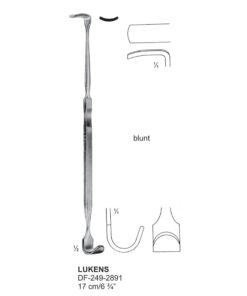 Lukens Trachea Retractors 17Cm , Blunt (SS-249-2891)