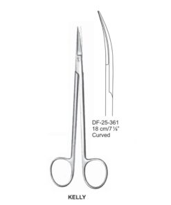 Kelly Operating Scissor, Cvd, Sh-Sh, 18M  (SS-25-361)