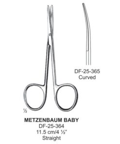 Metzenbaum-Baby Dissecting Scissor, Cvd, 11.5Cm  (SS-25-365)