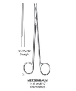Metzenbaum Dissecting Scissor, Str, Sh-Sh, 14.5Cm  (SS-25-368)