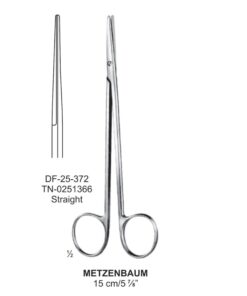 Metzenbaum Operating Scissors, Str, 15Cm  (SS-25-372)