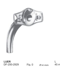 Luer Tracheal Tubes Fig.0, Ø 4Mm, Length 45Mm (SS-250-2929)