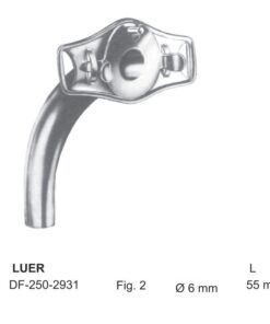 Luer Tracheal Tubes Fig.2, Ø 6Mm, Length 55Mm (SS-250-2931)