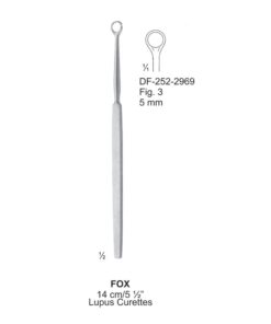 Fox Lupus Curettes, 14Cm. Fig.3 , 5Mm (SS-252-2969)
