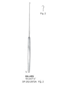 Gillies Skin Hooklet Large, Fig.2, 18Cm  (SS-252-2972A)