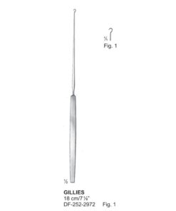 Gillies Skin Hooklet Small, Fig.2, 18Cm  (SS-252-2972)