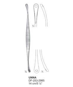 Unna Comedone Extractor Oval/Oval 14Cm  (SS-253-2985)