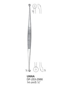 Unna Comedone Extractor Round/Round 14Cm  (SS-253-2986)