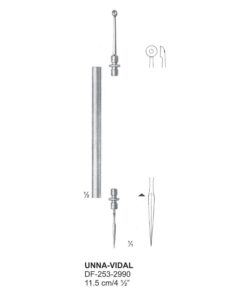 Unna-Vidal Comedone Extractor, 11.5Cm (SS-253-2990)