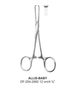 Allis-Baby Intestinal Tissue Forceps 4X5Teeth, 12Cm  (SS-254-2992)