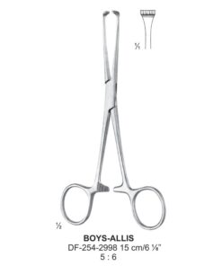 Boys-Allis Tissue Forceps, 15Cm , 5X6 Teeth (SS-254-2998)