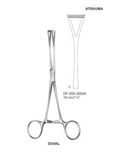 Duval Atrauma   Forcep 18Cm, Narrow (SS-255-3004A)