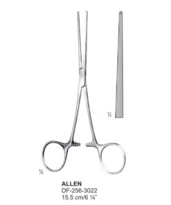 Allen Intestinal & Appendix Clamp Forceps 15.5Cm  (SS-256-3022)