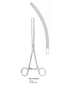 Mayo-Robson Intestinal Clamp Forceps, Cvd. 21Cm  (SS-258-3032)