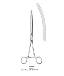 Doyen Intestinal Clamps 18Cm, Curved (SS-258-3037A)