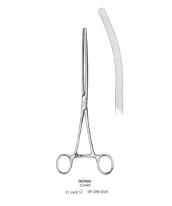 Doyen Intestinal Clamps 21Cm, Curved (SS-258-3037)