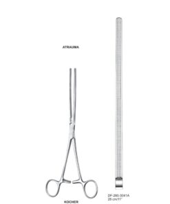 Kocher Atrauma Intestinal Clamps 28Cm (SS-260-3041A)
