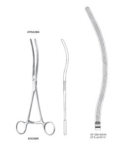 Kocher Atrauma Interstinal Clamps 27.5Cm, Curved (SS-260-3044A)