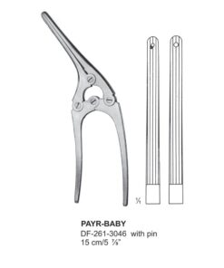 Payr-Baby Intestinal And Stomach Clamps 15Cm, With Pin (SS-261-3046)