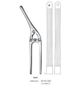 Payr Intestinal Clamps 21Cm, Without Pin  (SS-261-3047)