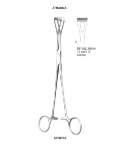 Scheibe Atrauma Organ Grasping Forceps 18Cm, Narrow (SS-262-3054A)