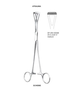 Scheibe Atrauma Organ Grasping Forceps 20.5Cm, Medium (SS-262-3054B)