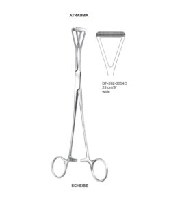 Scheibe Atrauma Organ Grasping Forceps 23Cm, Wide (SS-262-3054C)