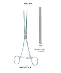 Baby-Doyen Atrauma Intestinal And Stomach Clamps 13Cm, Straight (SS-262-3054D)