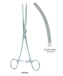 Doyen Atrauma Intestinal And Stomach Clamps 18Cm, Curved (SS-262-3054K)