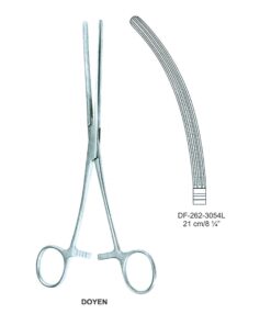 Doyen Atrauma Intestinal And Stomach Clamps 21Cm, Curved (SS-262-3054L)