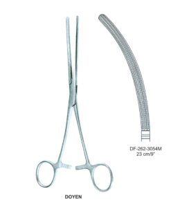 Doyen Atrauma Intestinal And Stomach Clamps 23Cm, Curved (SS-262-3054M)