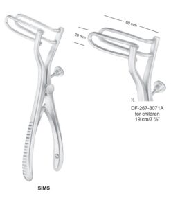 Sims Rectal Specula For Children 19 Cm , 60 X 20Mm (SS-267-3071A)