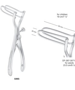 Sims Rectal Specula For Adults 23.5 Cm , 83 X 20Mm (SS-267-3071C)