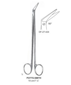 Potts-Smith Vascular Scissor, Angled At 60º, 19Cm  (SS-27-424)