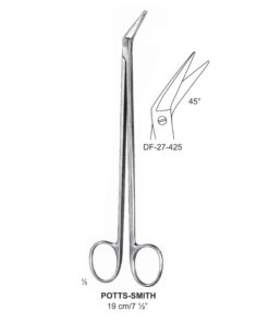 Potts-Smith Vascular Scissor, Angled At 45º, 19Cm  (SS-27-425)