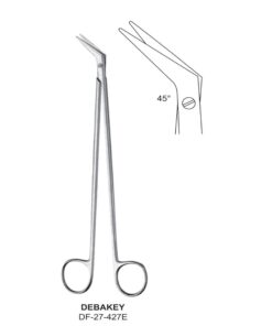 Debakey Scissors, 23Cm- Angled 45º  (SS-27-427E)