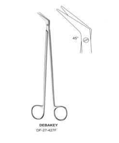 Debakey Scissors, 28Cm- Angled 45º  (SS-27-427F)