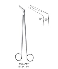 Debakey Scissors, 28Cm- Angled 60º  (SS-27-427J)
