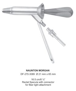 Naunton Morgan Rectal Specula 21 X 65Mm, 16.5Cm, With Fiber Light Connector (SS-270-3089)